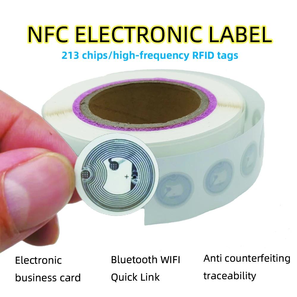α׷  NFC 213 ƼĿ ±, RFID  ƼĿ,  ڵȭ Ű, 13.56MHz, 144 Ʈ, 10 